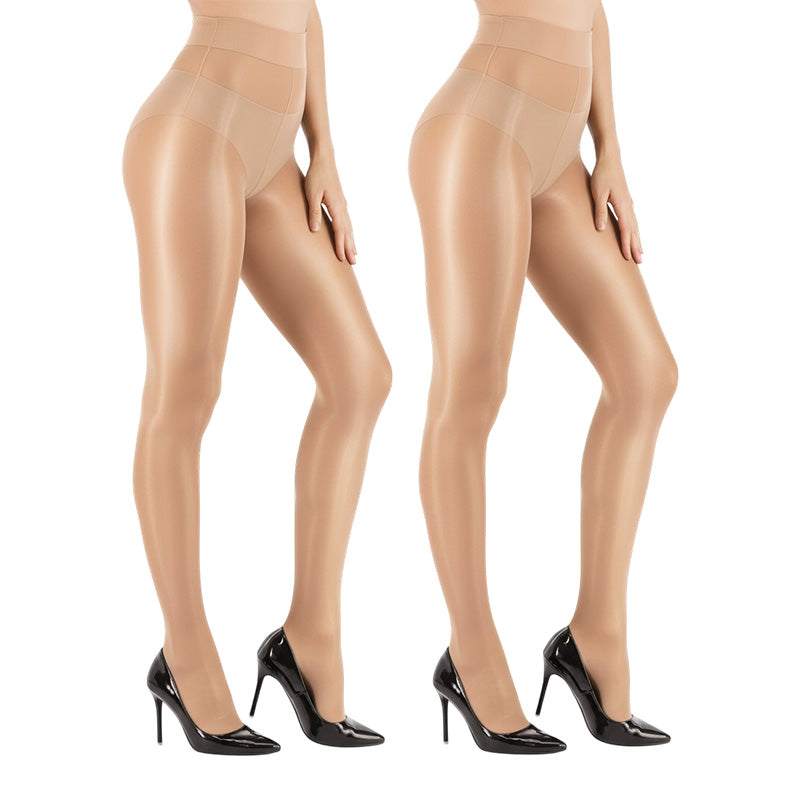 π₯ Transparent High-Waisted Shiny Sheer Tights for Women - Sheer & Comfortable πβ¨