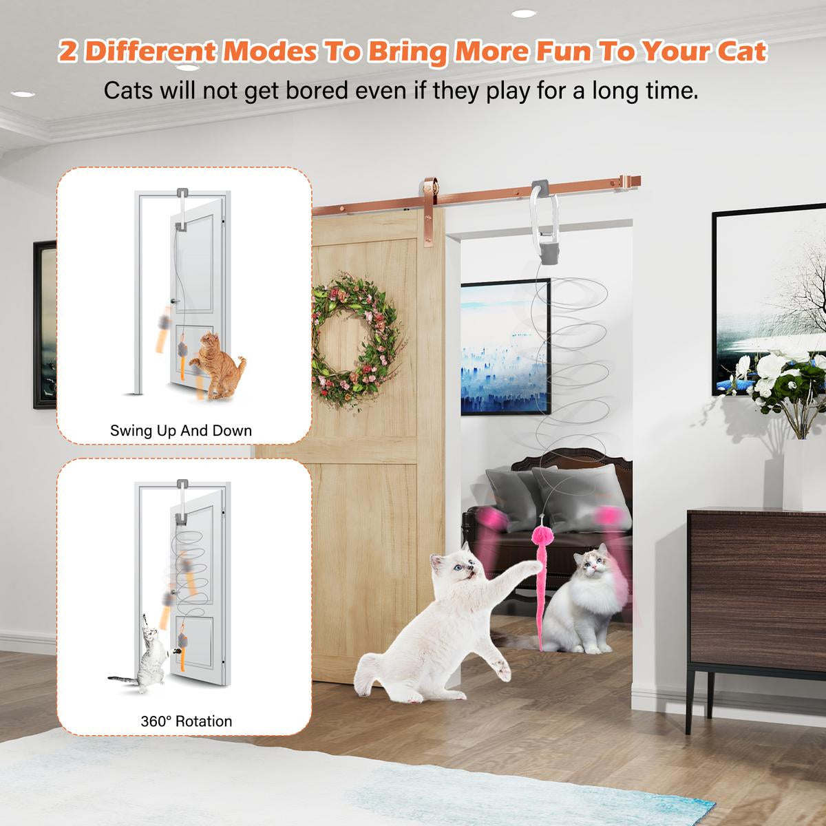 Electric Cat Teaser with Remote