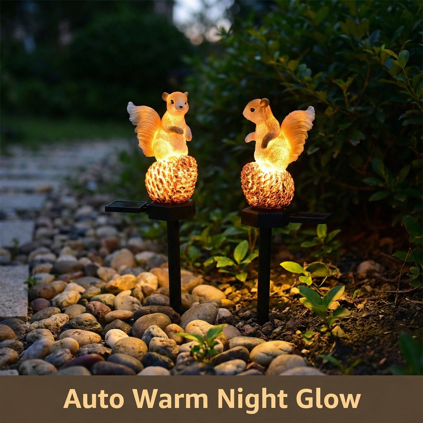 🎁Last Day Sale 49% OFF - Whimsical Solar Powered Squirrel Garden Decor