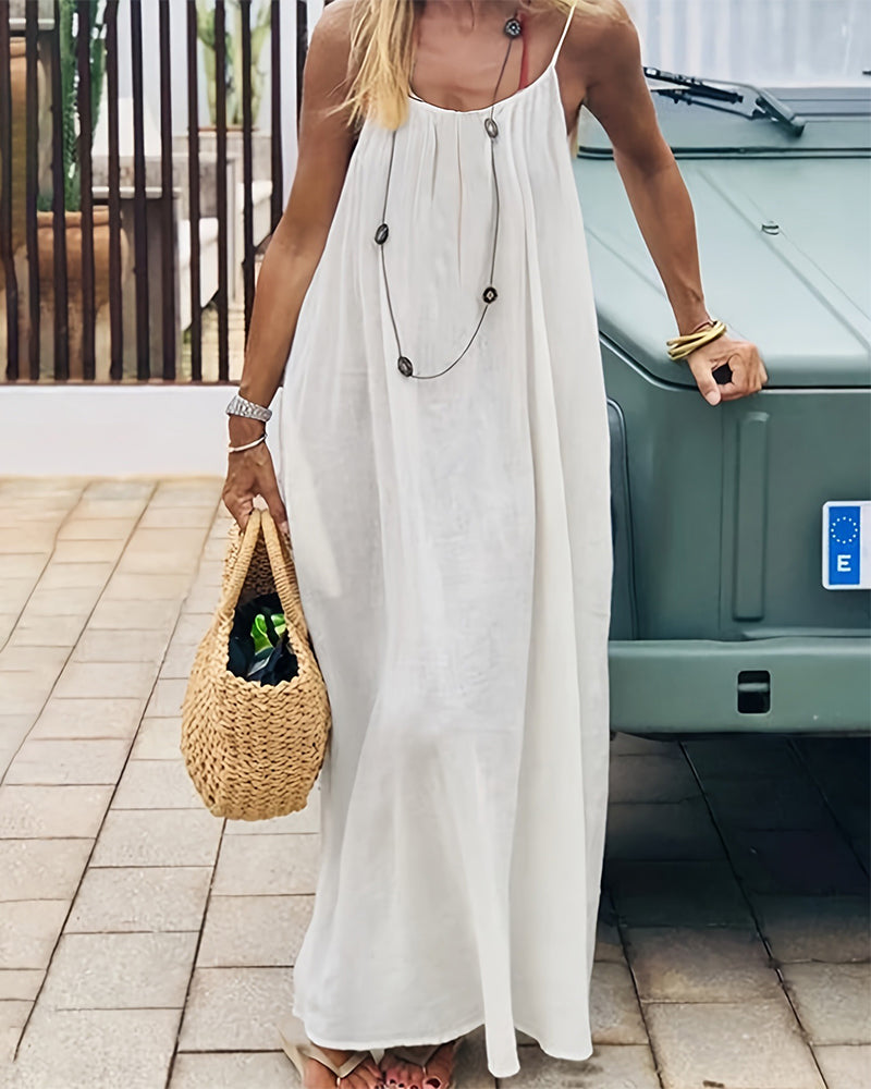 Backless camisole dress