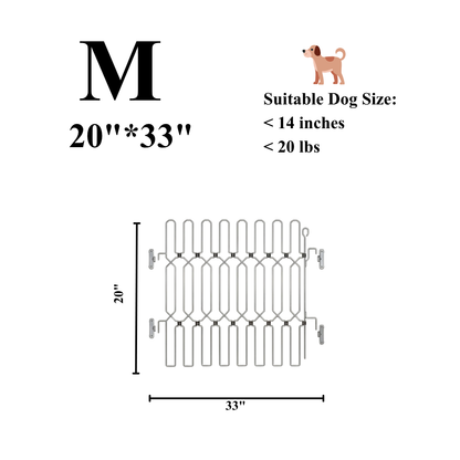 Dog Safety Gate Plus – Strong No-Drill Pet Gate | One-Hand Use, No Wall Damage