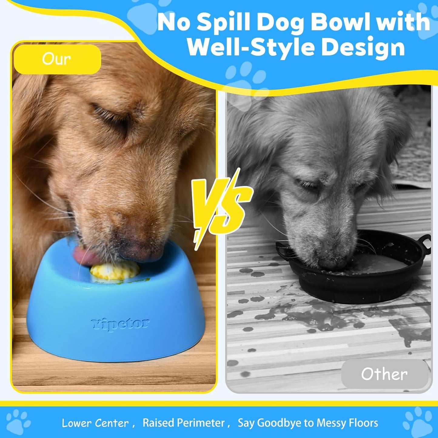 Dog Lick Bowl Slow Feeder – Anti-Slip Liquid Treat Feeder for Yogurt & Bone Broth
