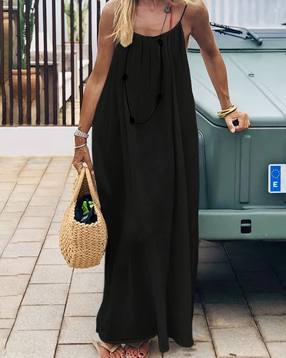 Backless camisole dress