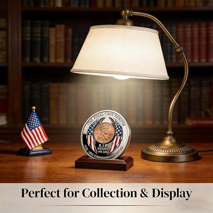 2025 Final Cent Tribute Coin ✦ 3D Engraved Uncirculated Penny (YAO)