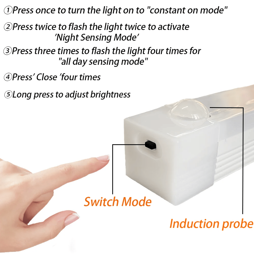 🎁Last Day Sale 49% OFF🔥-💡Punch-free Smart Sensor Magnetic Rechargeable LED Lights