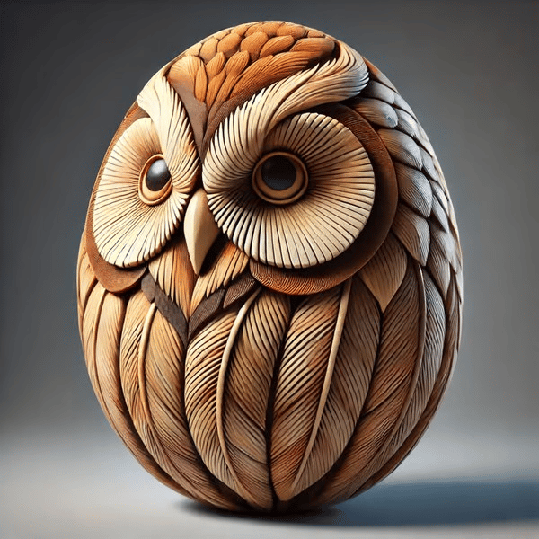 Carved Animal Eggs
