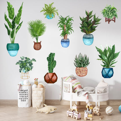 🔥HOT SALE-42% OFF🌿3D Green Plant Wall Sticker(Buy 2 Get 1 Free)