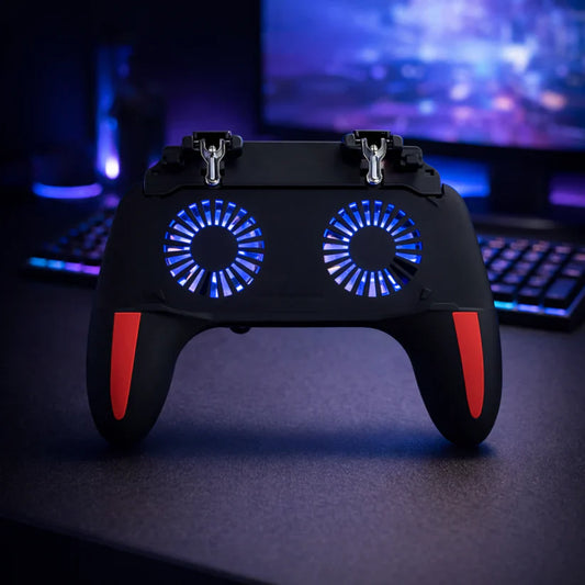 6-Finger Cooling Mobile Game Controller for PUBG