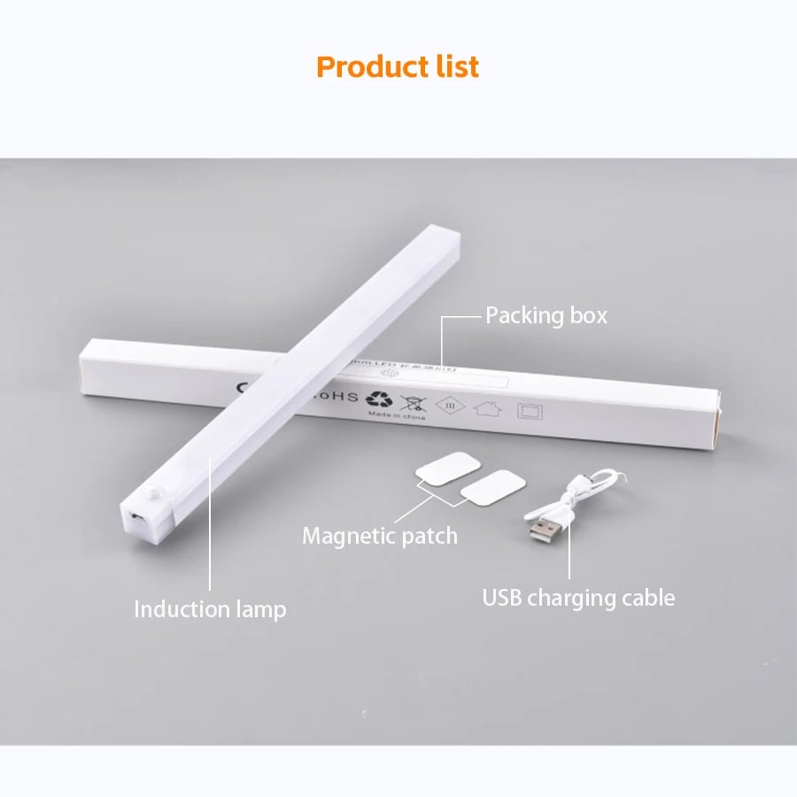 🎁Last Day Sale 49% OFF🔥-💡Punch-free Smart Sensor Magnetic Rechargeable LED Lights