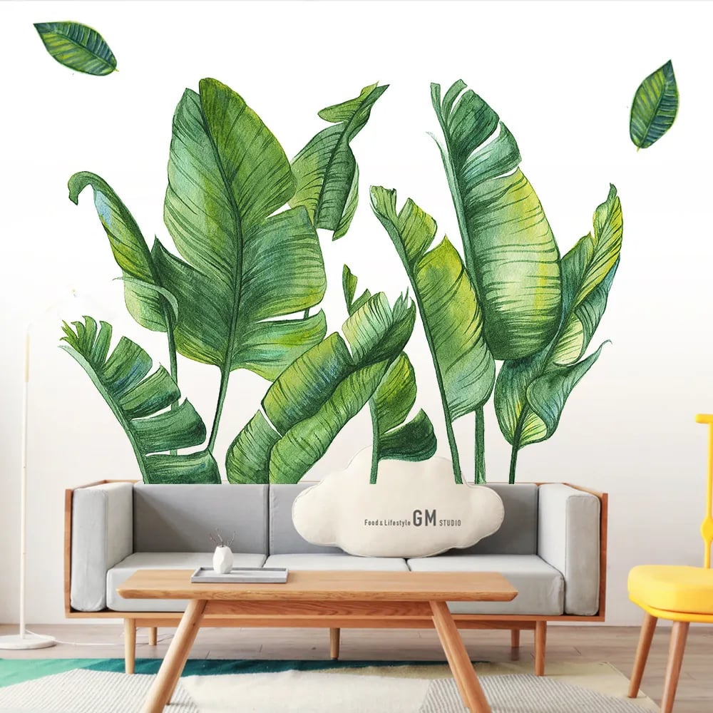 🔥HOT SALE-42% OFF🌿3D Green Plant Wall Sticker(Buy 2 Get 1 Free)