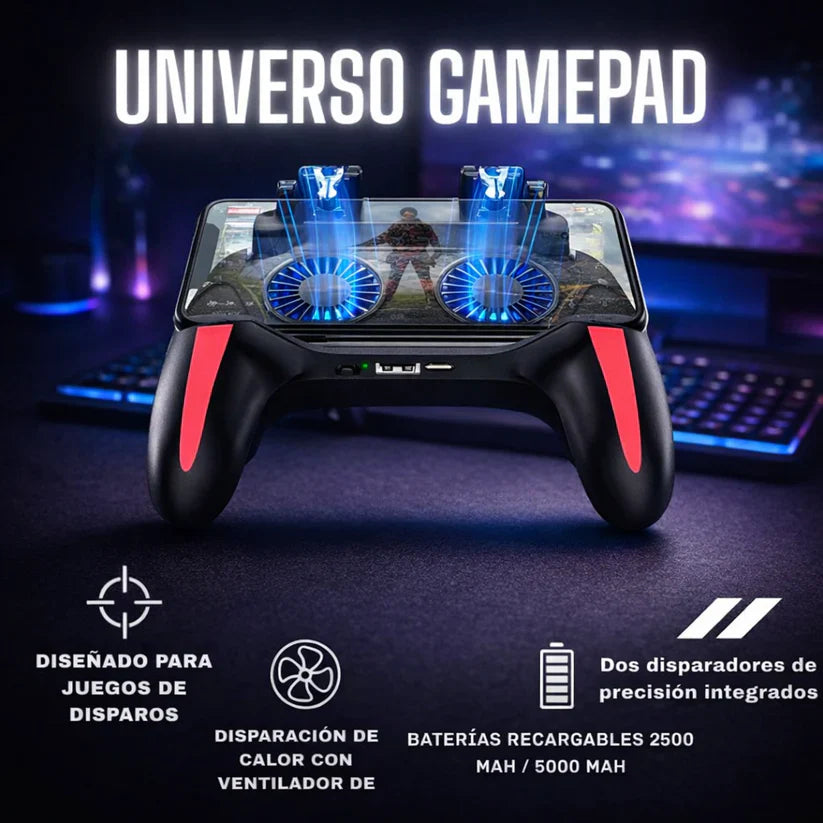 6-Finger Cooling Mobile Game Controller for PUBG