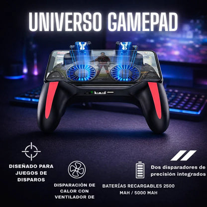 6-Finger Cooling Mobile Game Controller for PUBG