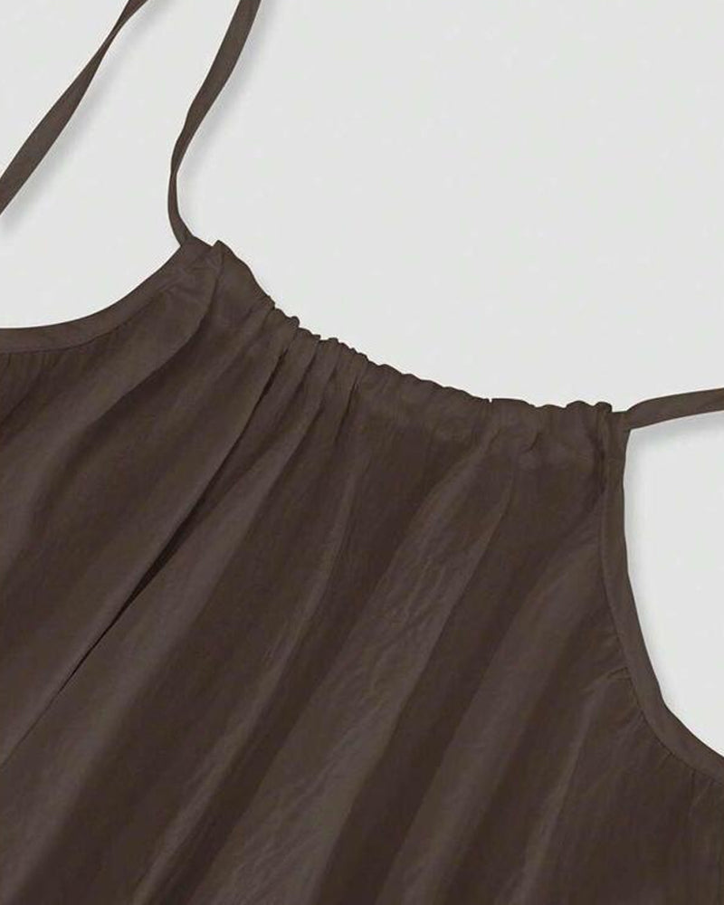 Backless camisole dress