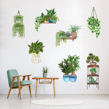 🔥HOT SALE-42% OFF🌿3D Green Plant Wall Sticker(Buy 2 Get 1 Free)