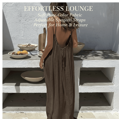 💥Women's Solid Color Cami Lounge Dress