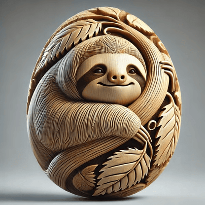 Carved Animal Eggs