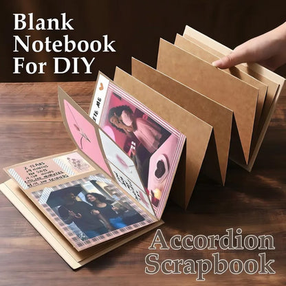 ✨The Memory Keeper: 99+ Inch Accordion Scrapbook Album📚