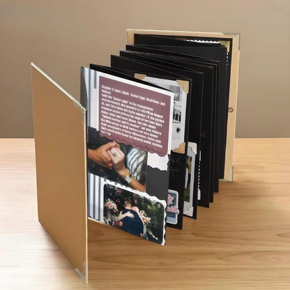 ✨The Memory Keeper: 99+ Inch Accordion Scrapbook Album📚