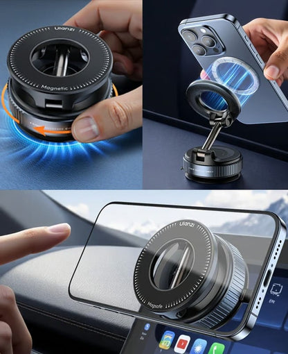 Vacuum Phone Mount with One-Step-Lock