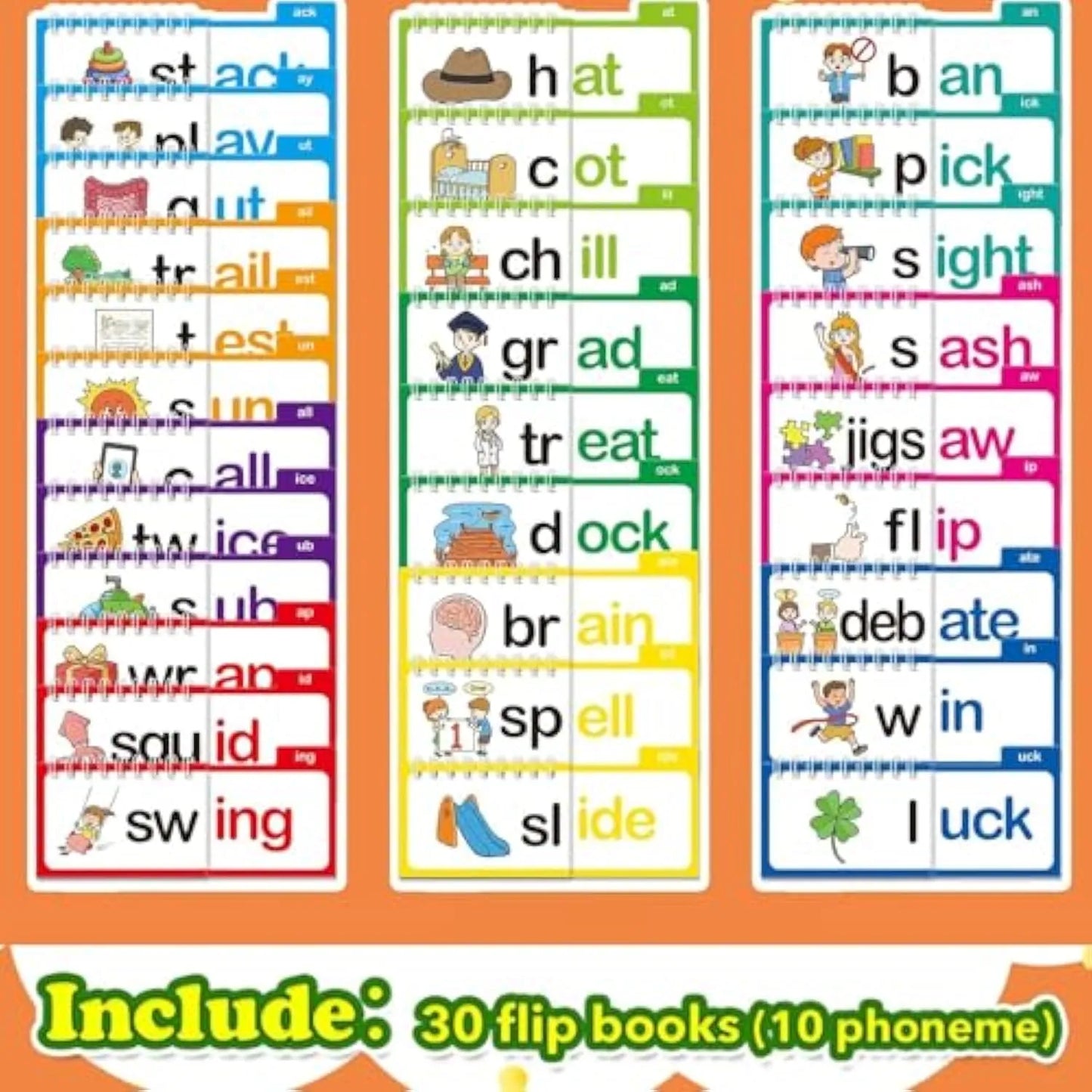 🔥🔥30 Read and Rhyme Flip Books