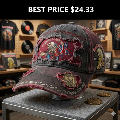 Iron Maiden 50th Anniversary Tribute Cap